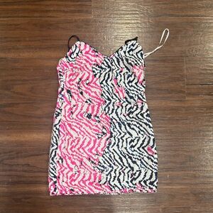 Lulus Zebra Patterned Dress